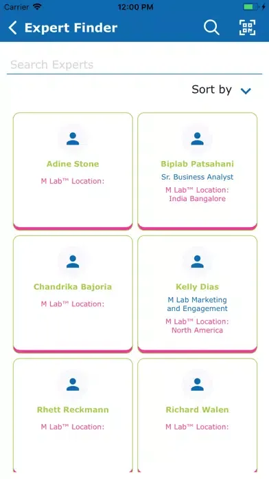 Capturas de pantalla de M Lab™ Collaboration Centers