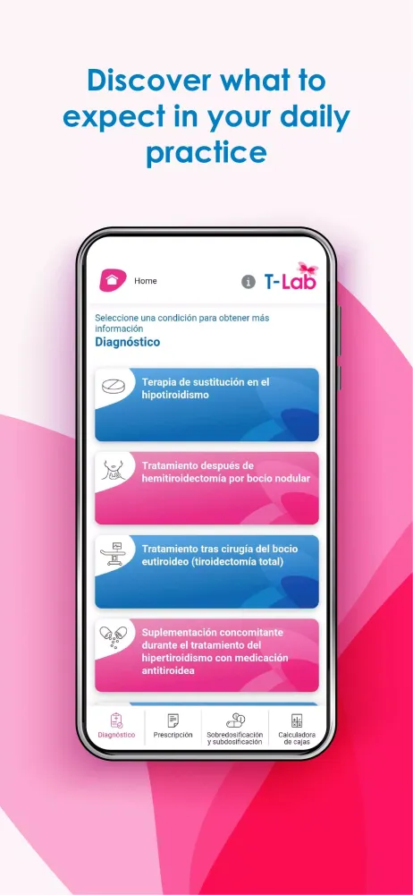 Captures d'écran de T-Lab