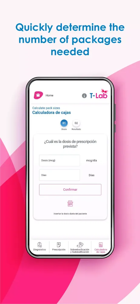 Captures d'écran de T-Lab