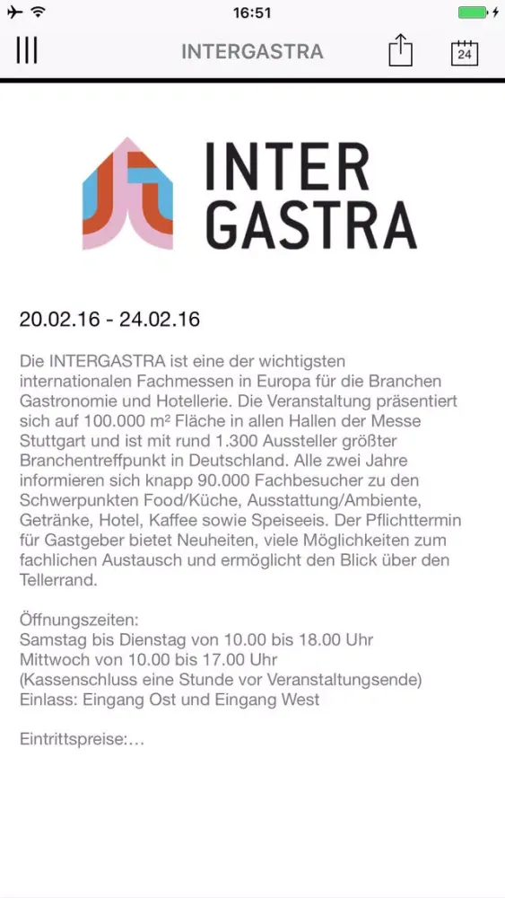INTERGASTRA应用截图