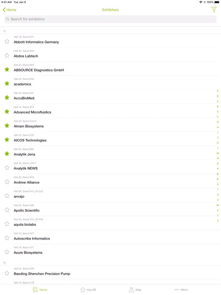 LABVOLUTION iPad  Screenshots