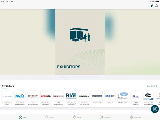 Zrzuty ekranu InnoTrans Berlin iPad 