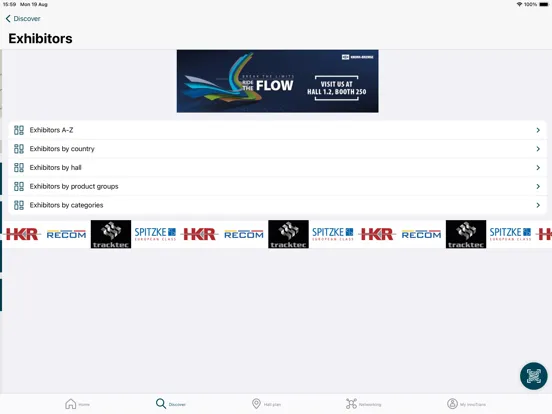 Zrzuty ekranu InnoTrans Berlin iPad 