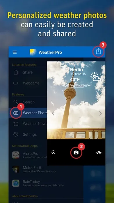 WeatherPro Ekran Görüntüleri
