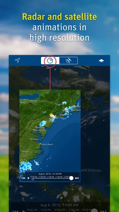 Capturas de tela do WeatherPro Lite