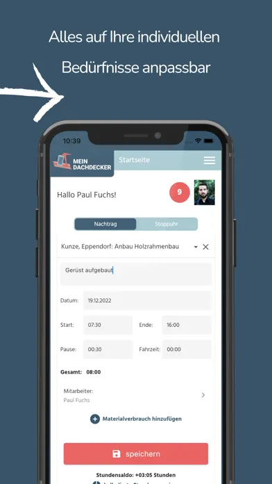 MeinDachdecker سکرین شاٹس