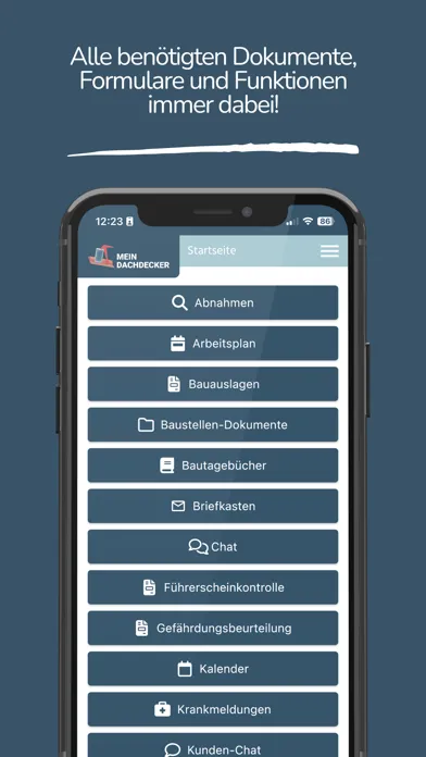 MeinDachdecker سکرین شاٹس
