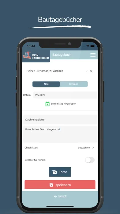 MeinDachdecker سکرین شاٹس
