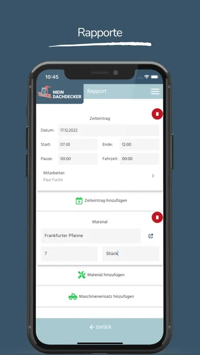MeinDachdecker سکرین شاٹس