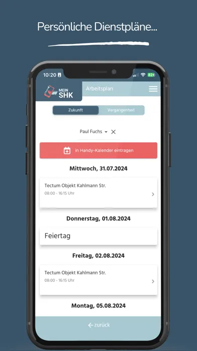 MeinSHK - SHK-Verwaltungs-App स्क्रीनशॉट