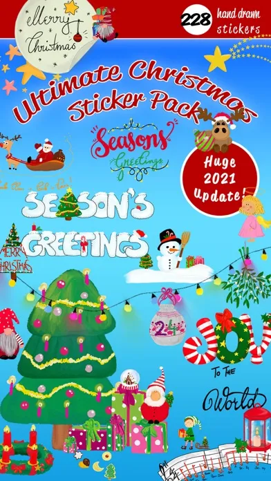 Ảnh chụp màn hình của Ultimate Christmas Stickers