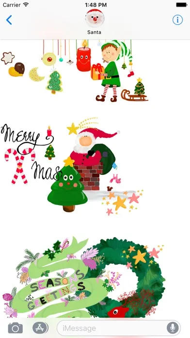 Ảnh chụp màn hình của Ultimate Christmas Stickers