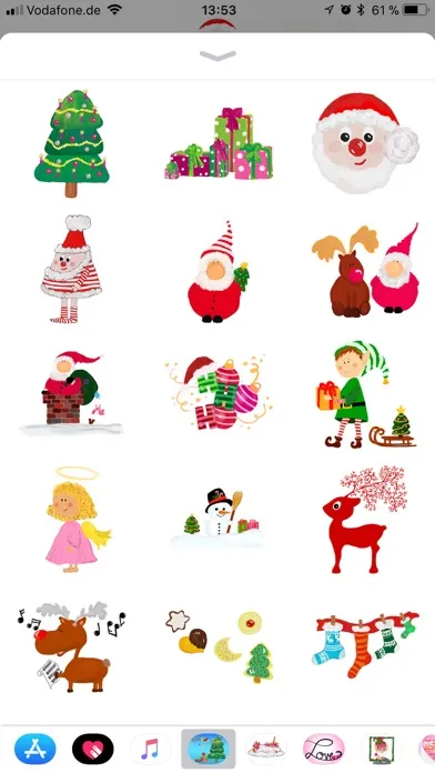 Ảnh chụp màn hình của Ultimate Christmas Stickers