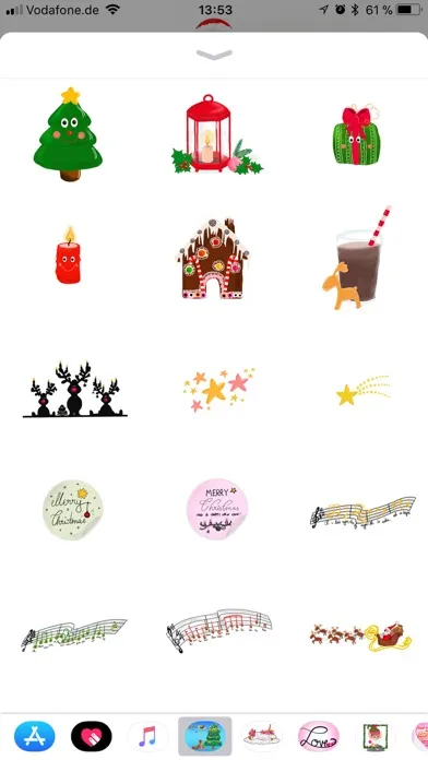 Ảnh chụp màn hình của Ultimate Christmas Stickers