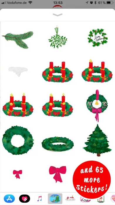 Ảnh chụp màn hình của Ultimate Christmas Stickers