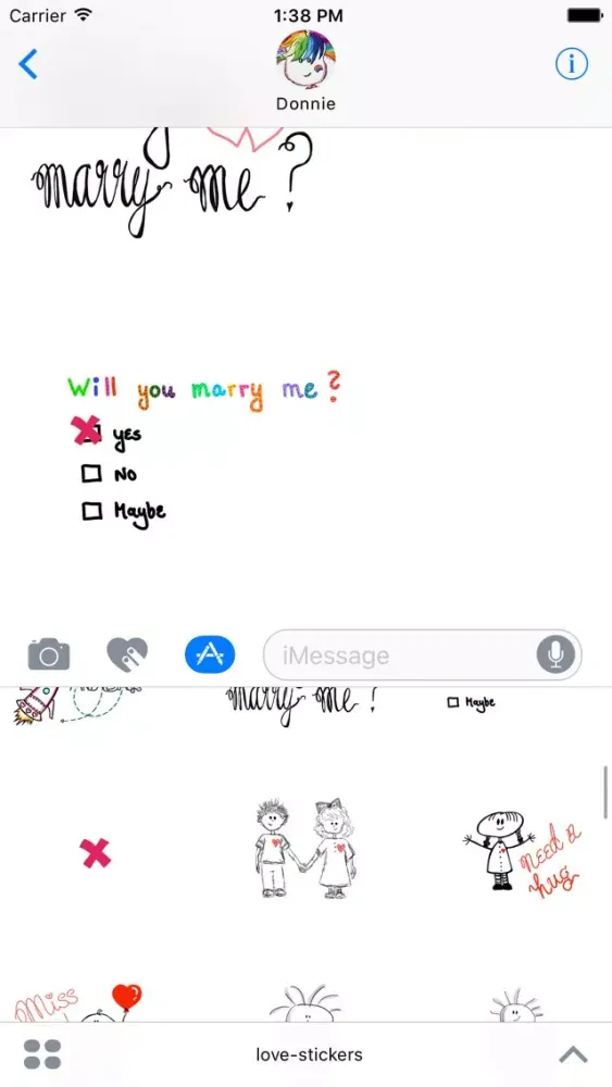 Ultimate Love Sticker Pack應用截圖
