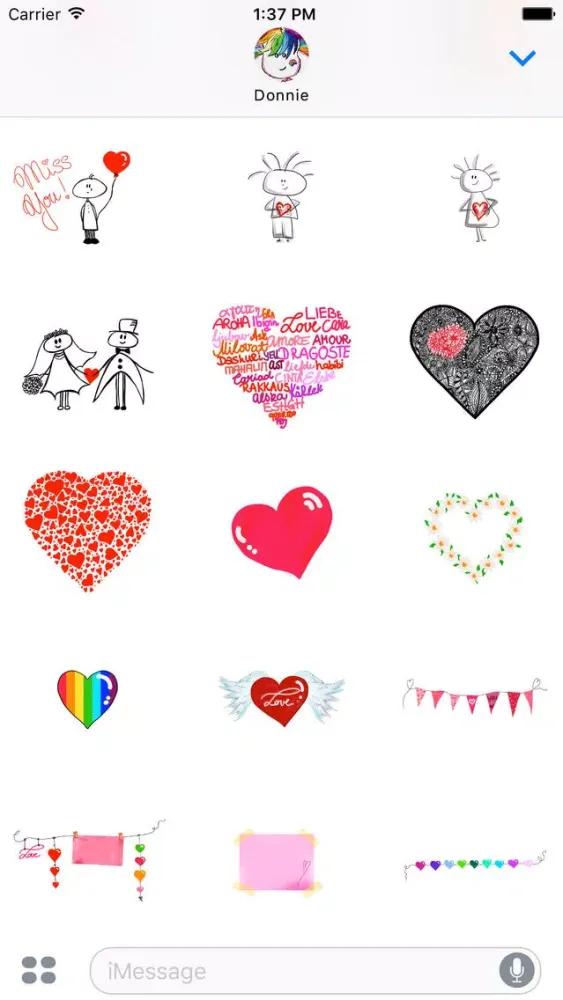 Ultimate Love Sticker Pack應用截圖