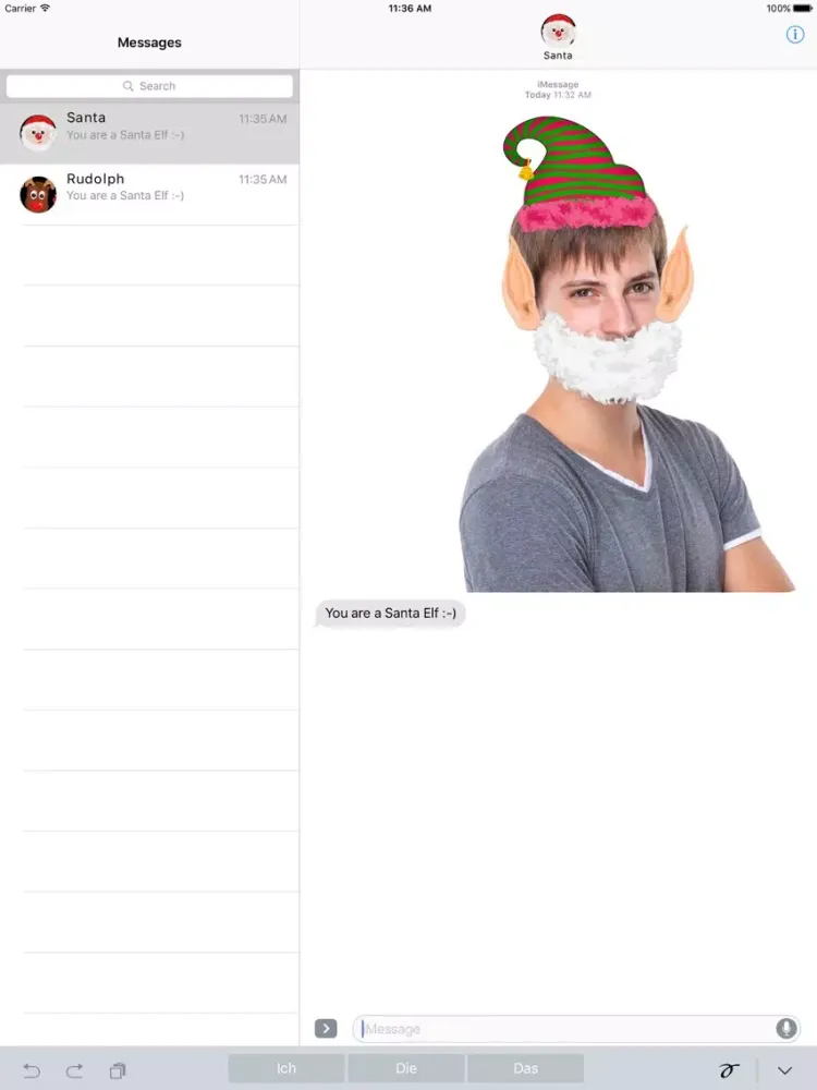 X-Mas Yourself Sticker Pack iPad 应用截图