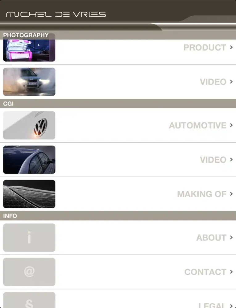 Michel de Vries Foto + 3D iPad 应用截图