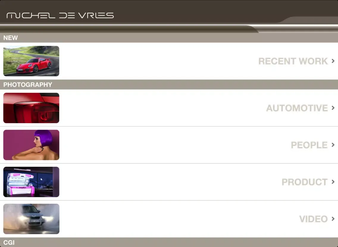 Michel de Vries Foto + 3D iPad 应用截图