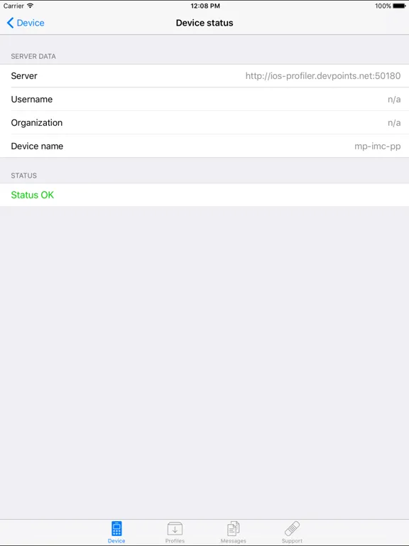 mobile.profiler iPad  स्क्रीनशॉट