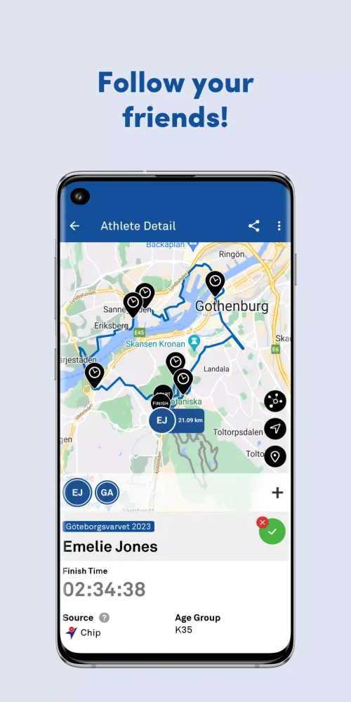 Göteborgsvarvet سکرین شاٹس