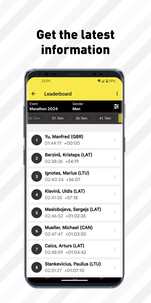 Скриншоты Rimi Riga Marathon