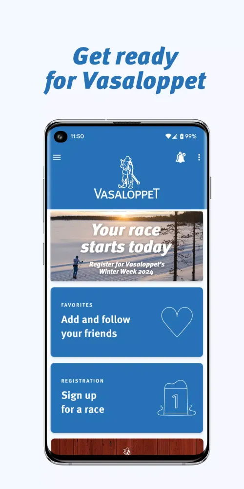 Capturas de tela do The official Vasaloppet app
