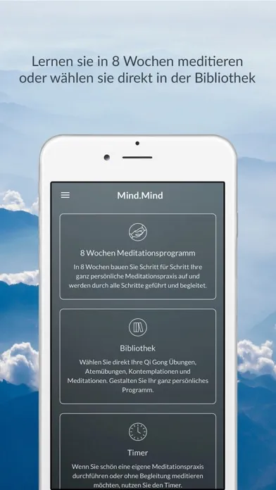 Tangkapan skrin Mind.Mind Meditation