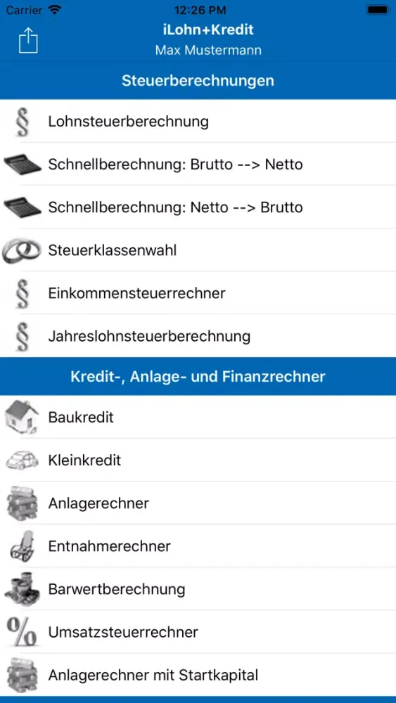 iLohn+Kredit Pro 2019 Screenshots