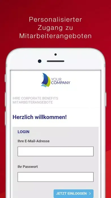 Zrzuty ekranu corporate benefits