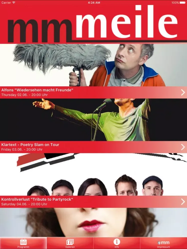 mm meile iPad  스크린샷
