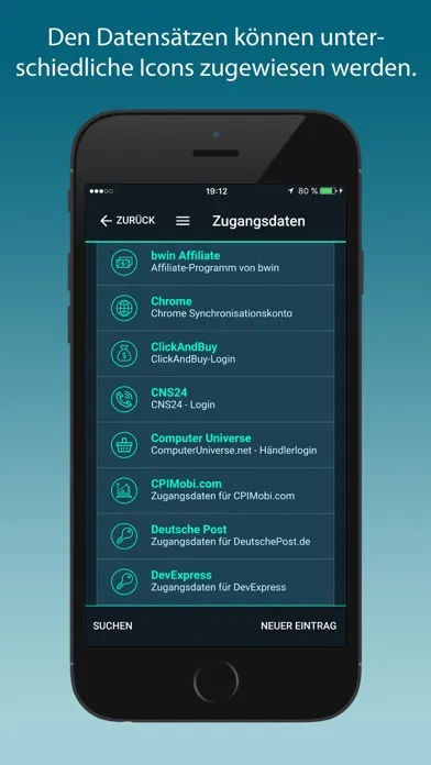 Passta - der Passwort Manager 스크린샷
