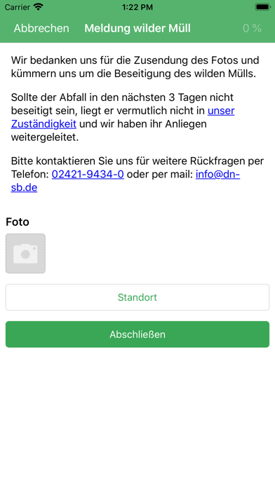 Zrzuty ekranu DSB Düren App