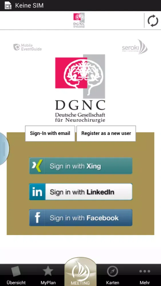 Tangkapan layar DGNC 2013