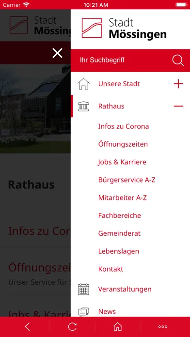 Mössingen Stadt-App應用截圖