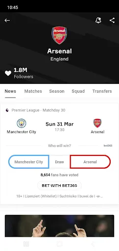 Zrzuty ekranu OneFootball - Football news