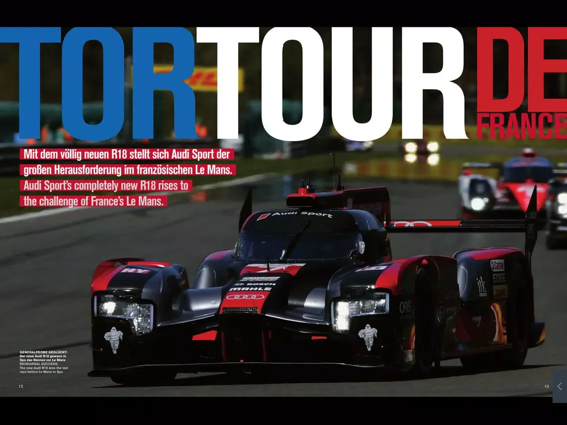 TRACK STAR - Das Audi Motorsport Magazin iPad 应用截图
