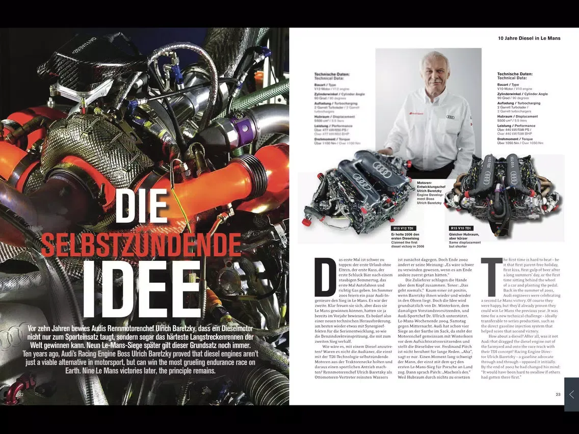 TRACK STAR - Das Audi Motorsport Magazin iPad 应用截图