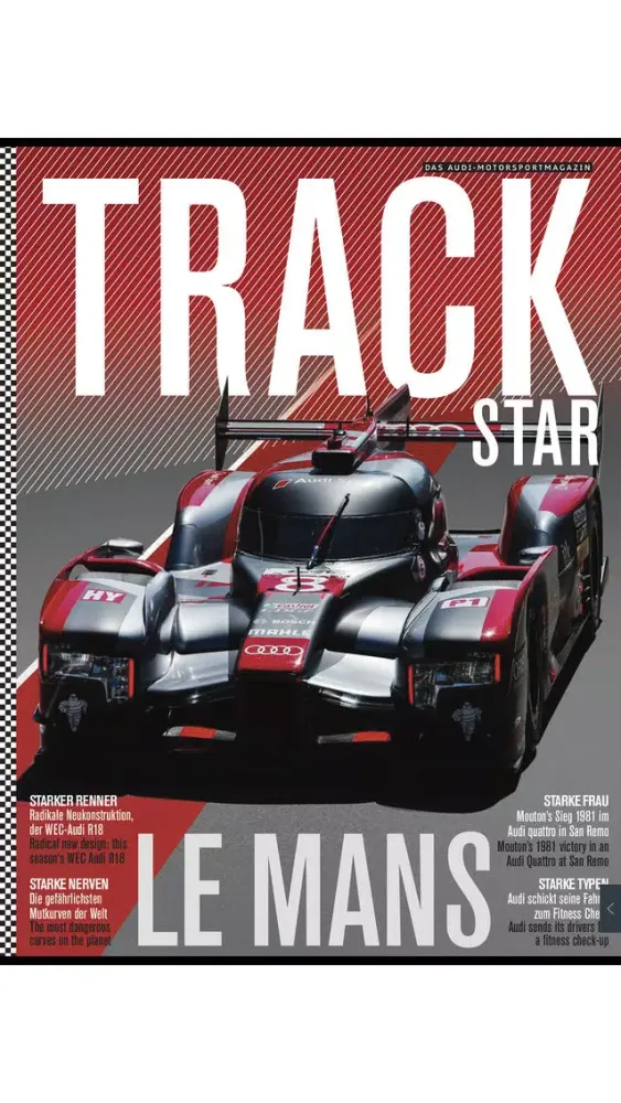 TRACK STAR - Das Audi Motorsport Magazin应用截图