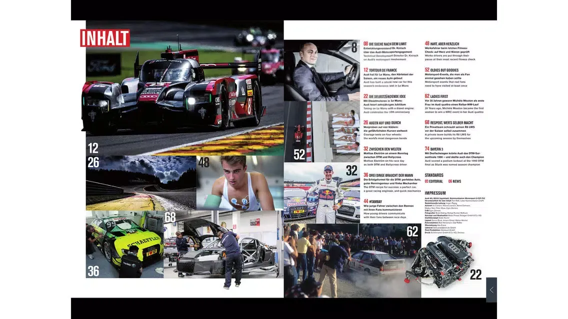 TRACK STAR - Das Audi Motorsport Magazin应用截图