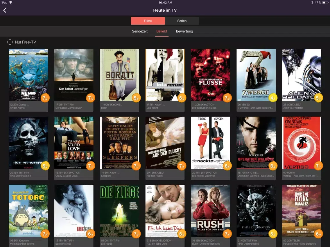 Moviepilot Home: Filme, Serien iPad 应用截图