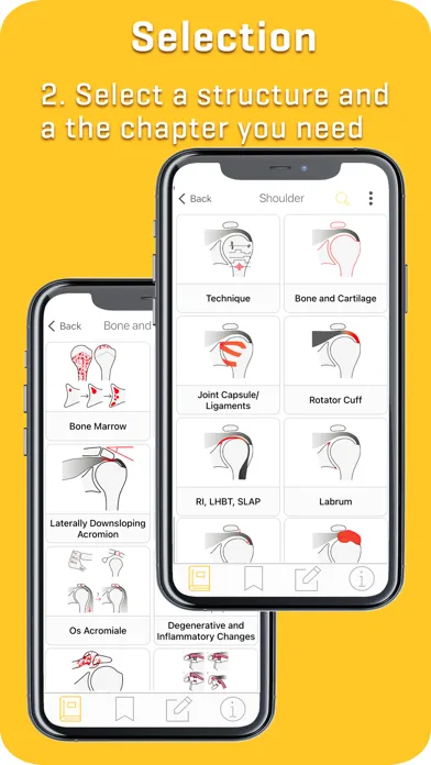 Capturas de tela do MRI-ESSENTIALS: MSK imaging