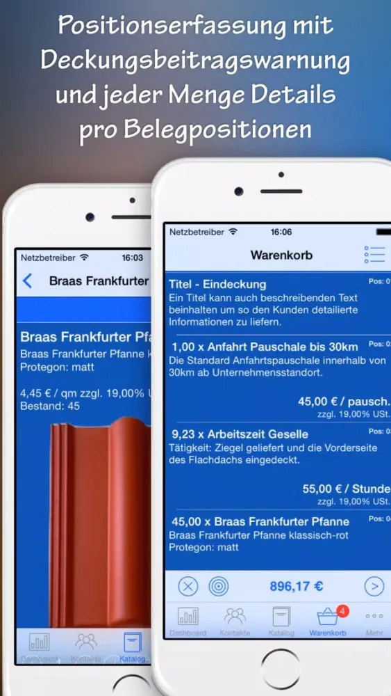 Tangkapan skrin HWA - Die Handwerker App PRO
