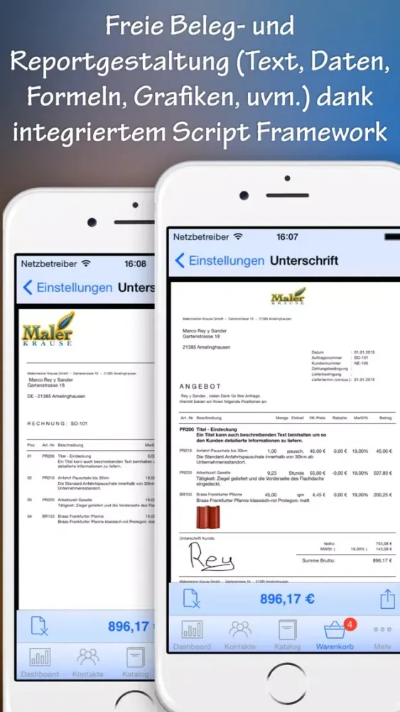 Tangkapan skrin HWA - Die Handwerker App PRO