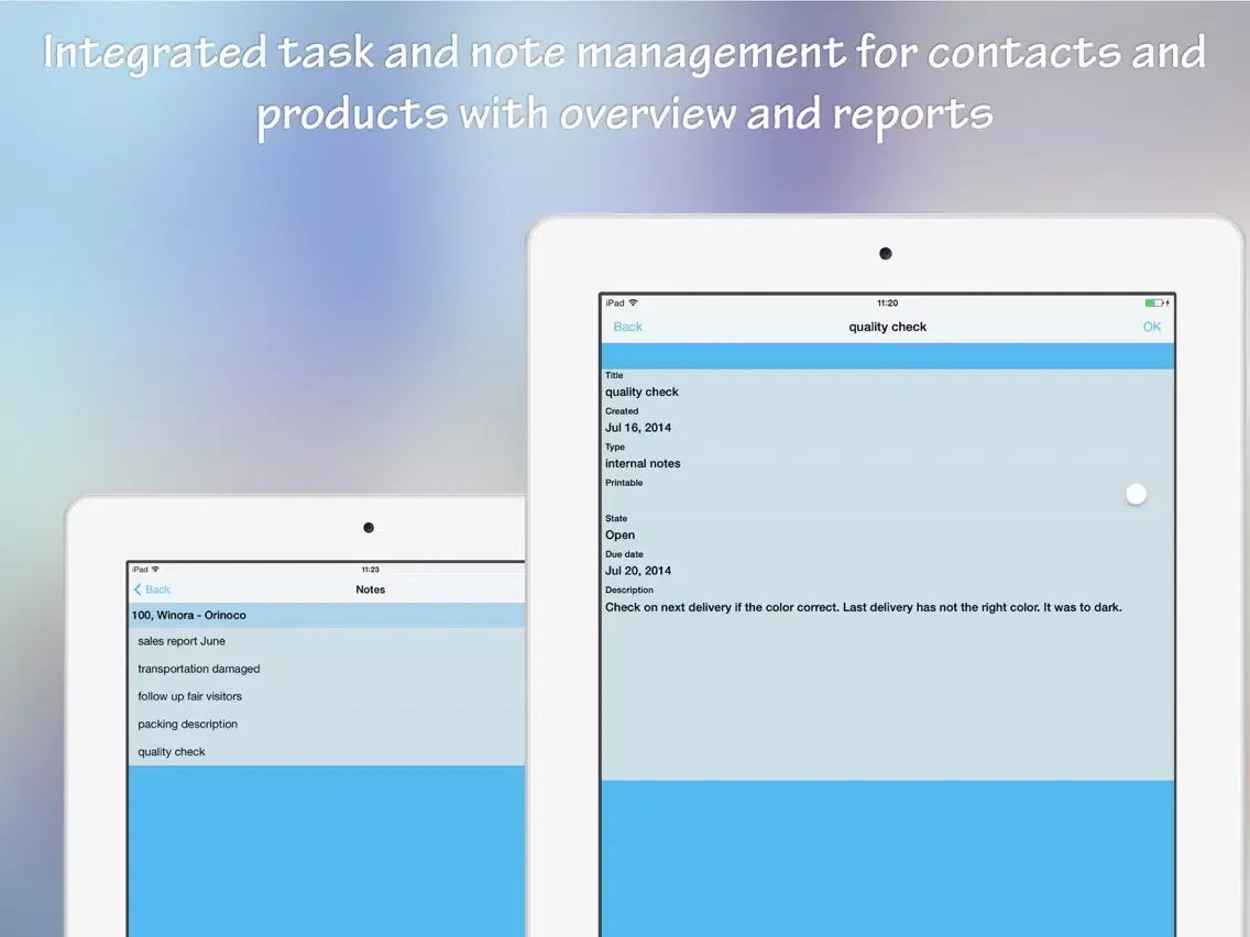 Скриншоты Sales Client FULL iPad 