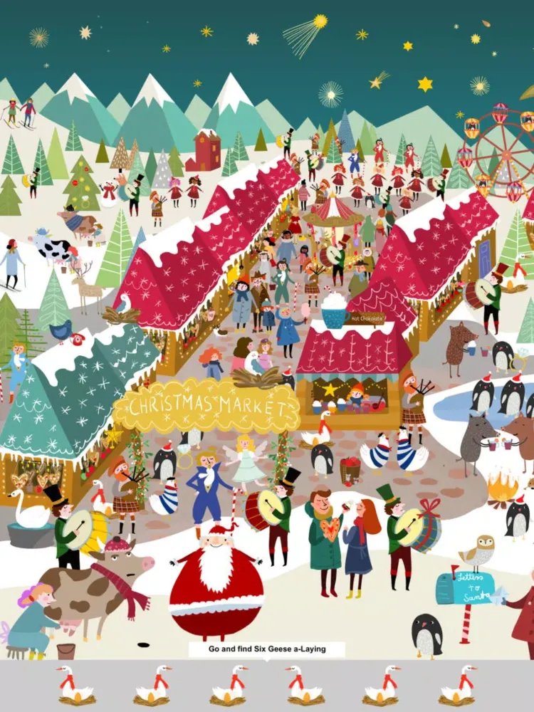 The Twelve Days of Christmas iPad  Screenshots