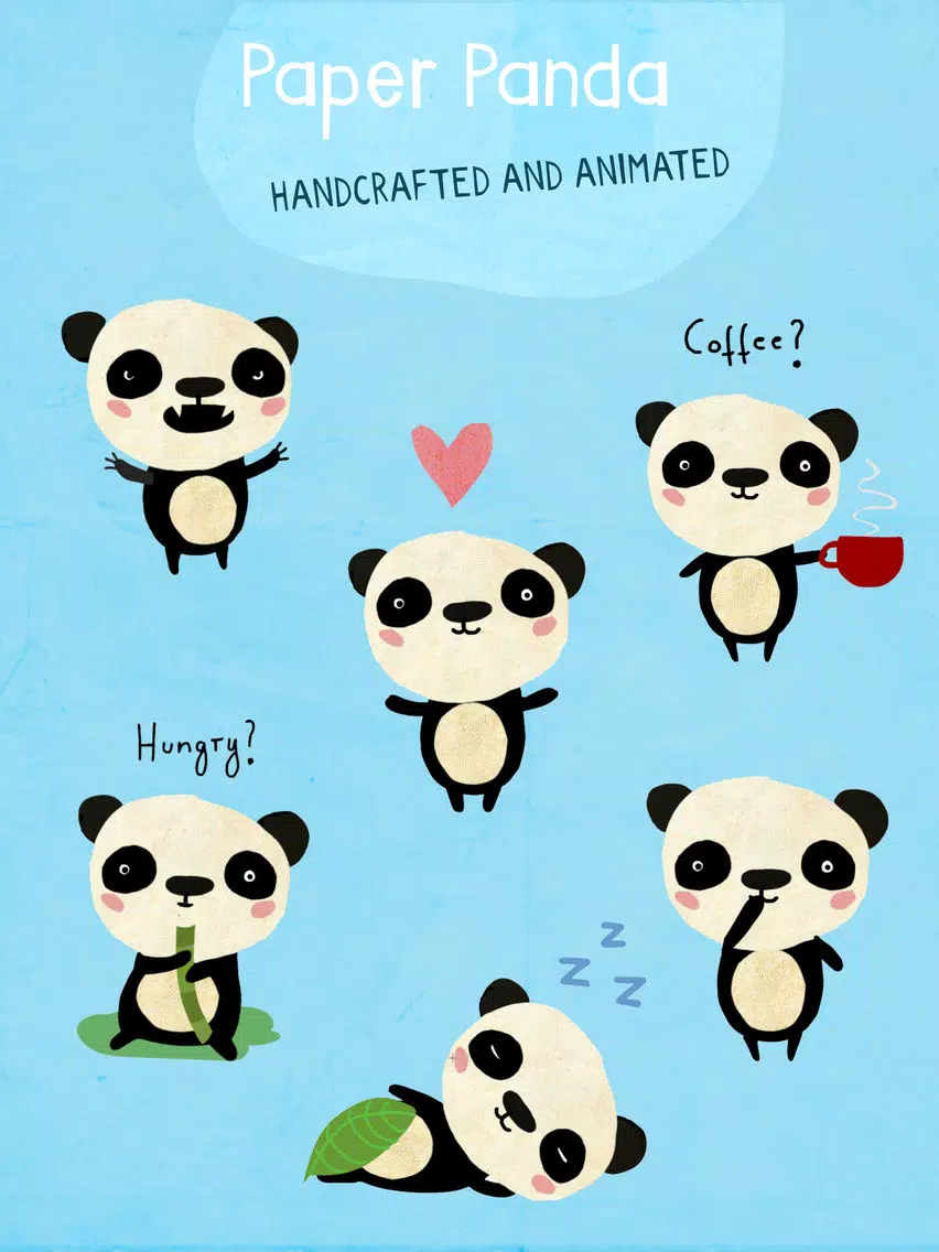 Paper Panda - Animated iPad  스크린샷