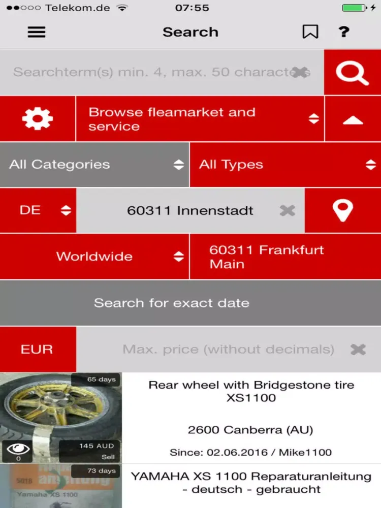 Captures d'écran de XS1100 – Bikes & Parts iPad 