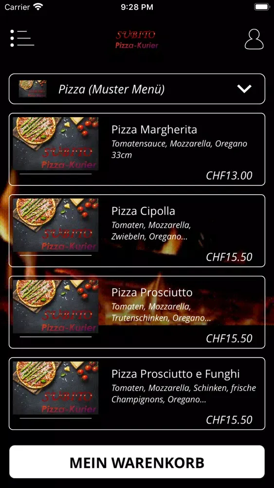 Captures d'écran de Subito Pizza Kurier